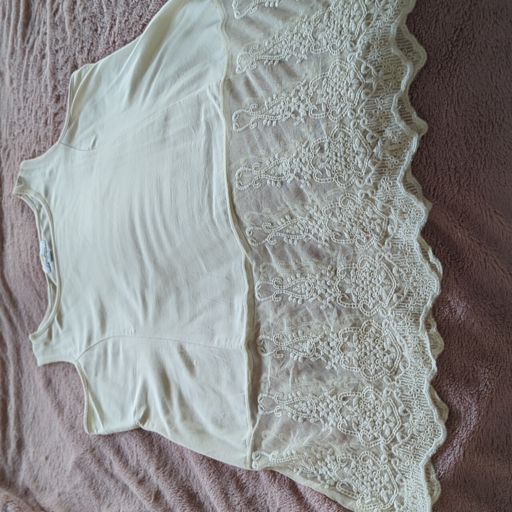 New ivory camisole layering tank 1X